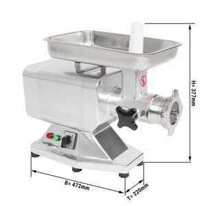 GGM Gastro - Hachoir a viande electrique - 120kg/h - 850 Watt Argent