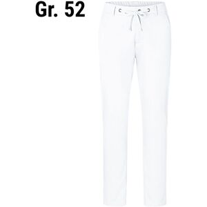 GGM Gastro - (6 pieces) KARLOWSKY Pantalon chino homme stretch moderne - Blanc - Taille : 52