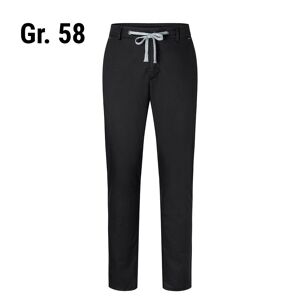 GGM Gastro - (6 pieces) KARLOWSKY Pantalon chino homme stretch moderne - Noir - Taille : 58