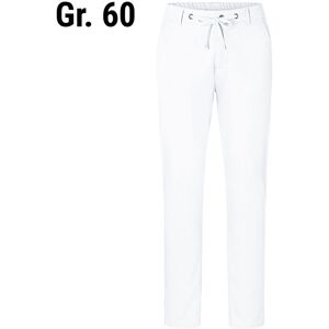 GGM Gastro - (6 pieces) KARLOWSKY Pantalon chino homme stretch moderne - Blanc - Taille : 60