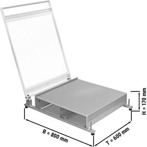 GGM Gastro - Coupeuse de pralines - individuelle - sans cadre de coupe Argent