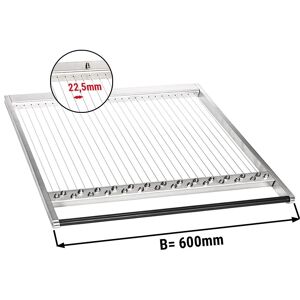 GGM Gastro - Cadre pour coupeuse individuelle de pralines - Distance entre les fils : 22,5 mm Argent