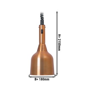 GGM Gastro - Lampe chauffante - Ø 180 mm - Cuivre Cuivre