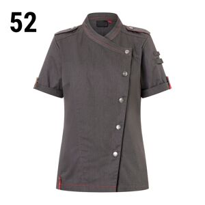 GGM GASTRO - KARLOWSKY Veste de cuisine à manches courtes pour femmes - Style denim ROCK CHEF®-Stage2 - Taille : 52