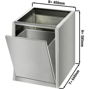 GGM GASTRO - Poubelle - Module de soubassement 400x660mm