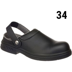 GGM GASTRO - Sabot de sécurité Steelite SB - Noir - Taille : 34 Noir