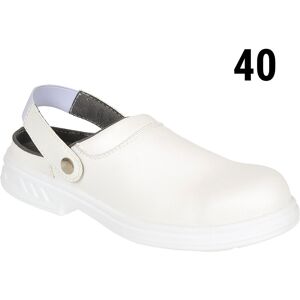 GGM GASTRO - Sabot de sécurité Steelite SB - Blanc - Taille : 40