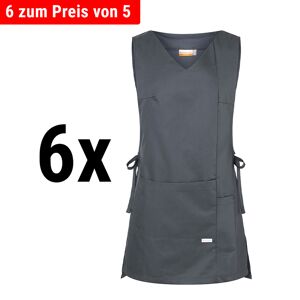 GGM GASTRO - (6 pièces) KARLOWSKY Chasuble Marilies - Anthracite - Taille : 2