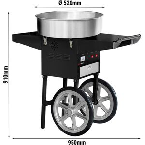 GGM GASTRO - Machine à barbe à papa - Ø 520 mm Noir