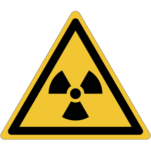 Panneau ISO 7010 Danger matières radioactives ou radiations ionisantes