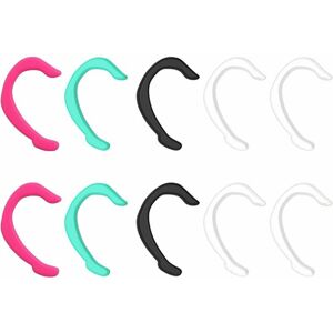 Lablanc - 5 paires oreille protection crochet, protege oreille masque, Cache-oreilles réutilisables en silicone, Protections d'oreille colorées, - Publicité