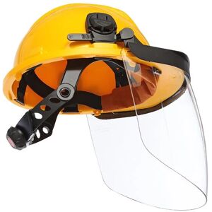 Casque de protection de travail avec visière en polycarbonate climax 436 / i