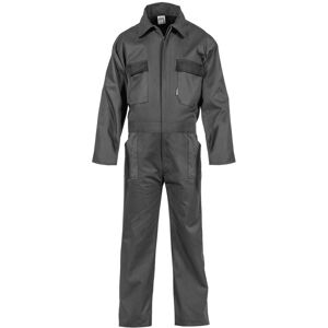 - Combinaison de Travail 5 poches Gris/Noir Taille m Polyester/Coton grey