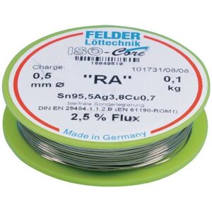 Fil d'apport de soudure ISO-Core® RA 0,5 mm 100 g Sn95,5Ag3,8Cu0,7