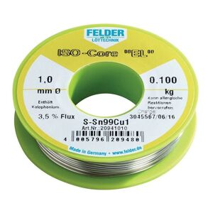 Fil d'apport de soudure ISO-Core® el 1,5 mm 250 g S-Sn99Cu1 - Felder