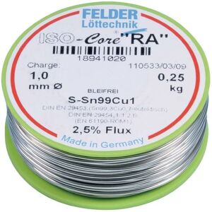 - Fil d'apport de soudure ISO-Core® ra 1,5 mm 250 g S-Sn99Cu1