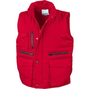 - Gilet sans manches de travail matelassé Rouge m - Rouge