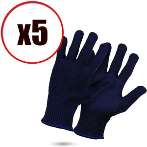 Lot de 5 paires de gants de travail résistant au froid Thermalight EN388 EN511 Taille - Taille 9