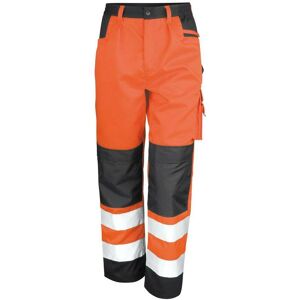 Pantalon multipoche haute visibilité Result Homme Classe 2 Orange xxl - Orange