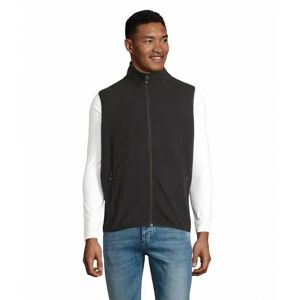 Veste micropolaire zippée sans manche unisexe factor bw xl - Noir - Noir - Sol's