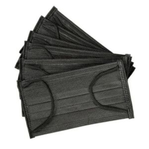 Boîte de 1000 Masques chirurgicaux Noirs Jetables Type II R BFE > 98% - SILAMP