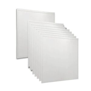 Panneau LED 60x60 36W 120lm/W BLANC (Pack de 8) Garantie 5 Ans - No Flicker - Blanc Neutre 4000K - 5500K - SILAMP