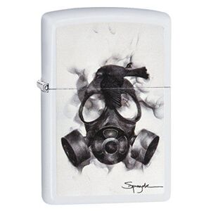 Zippo Unisexe Spazuk Masque à gaz Regular coupe-vent Plus léger, Blanc mat, Taille unique