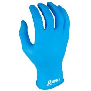 Ribimex Gants nitrile jetables en boite de 100 taille XL - Publicité