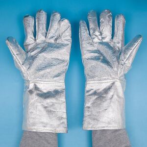 1 Pair Fireproof High Temperature Resistant Anti-Heat Welding Safety Gloves - Publicité