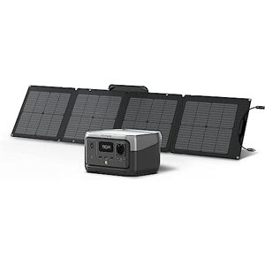 EF ECOFLOW ECOFLOW Station électrique Portable River2 avec 110W Panneau Solaire Portable, Générateur Solaire, Seuls Quelques Petits défauts dans l'emballage, Le Produit n'a Pas été utilisé(Reconditionné) - Publicité