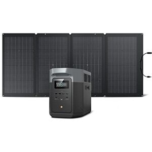 EF ECOFLOW Générateur solaire EcoFlow DELTA 2 Max 2048 Wh Batterie LFP de secours avec Portable panneau solaire 220W, Seuls Quelques Petits défauts dans l'emballage, Le Produit n'a Pas été utilisé(Reconditionné) - Publicité