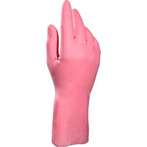 Gants de ménage Mapa latex poudré rose Vital 115 - Taille 8 - Lot de 10 - Publicité