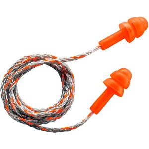 Uvex Bouchons d'oreilles réutilisables Uvex Whisper, avec cordon - 23 dB - Boîte de 50 paires 10