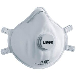 Uvex Masque coqué jetable Uvex Silv-Air C 2310 - FFP3 - Lot de 15 Aluminium