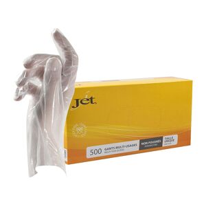 Unique Gants jetables polyéthylène transparent - Boîte de 500
