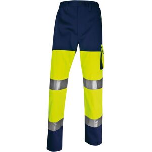 Deltaplus Pantalon de travail haute visibilité jaune fluo - XL