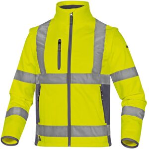 Deltaplus Veste Softshell Moonlight2 haute visibilité, jaune fluo