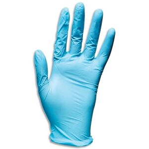 Unique Boîte de 100 gants nitrile bleu standard medical et alimentaire. Taille XL - Lot de 2