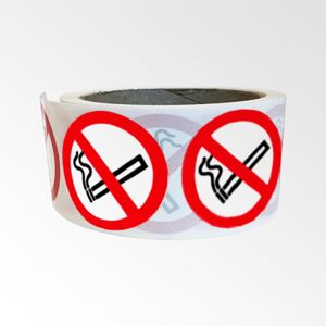 Rouleau De Pictogrammes D'interdiction Iso En 7010 - Interdiction De Fumer - P002 - 25