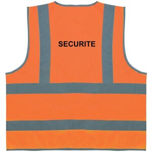 Gilet De Sécurité Orange À 4 Bandes - Sécurité - XL - Lot de 2