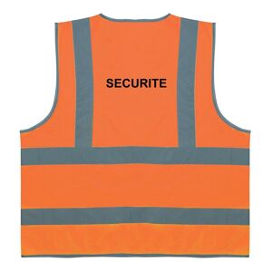 Gilet De Sécurité Orange À 4 Bandes - Sécurité - M - Lot de 2