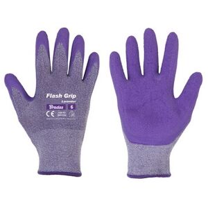 Gants de jardinage femme Flash Grip Lavender, S - Lot de 11