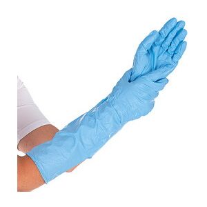 Unique Gant nitrile EXTRA SAFE SUPERLONG, XL, bleu