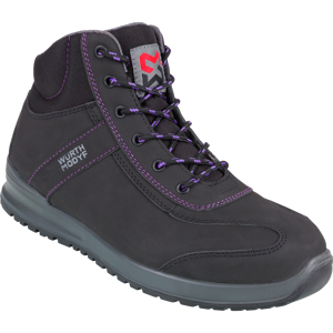 Chaussures de securite montantes femme Carina S3 Würth MODYF noires/violettes Noir 37