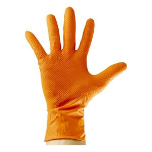 JBM Boîte de 100* gants JBM nitrile orange- L