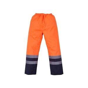 YOKO Surpantalon haute visibilité imperméable YOKO orange marine T.M YokoM