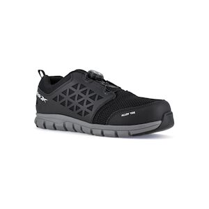 Reebok - Chaussures de sécurité basses noire embout aluminium et système de laçage UTURN S1P SRC Noir Taille 3838