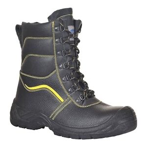 Portwest - Chaussures de sécurité montantes fourrées PROTECTOR S3 CI SRC Noir Taille 46 - Publicité