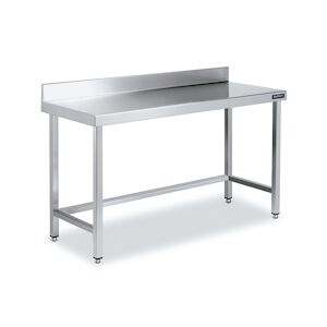 Distform table Inox avec Dosseret 1100x700 avec Renforts