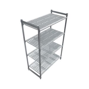 CAMBRO - CBU216072V4-580 - Unité fixe Basics 4ét. claire-voie (600 kg) - 540 x 1530 x 1830 mm - Graphite Brossé